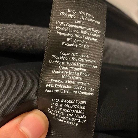 Babaton Italian wool & cashmere coat - Picture 8 of 9